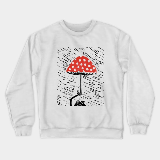 Mr. Frog's Umbrella Crewneck Sweatshirt by Anda